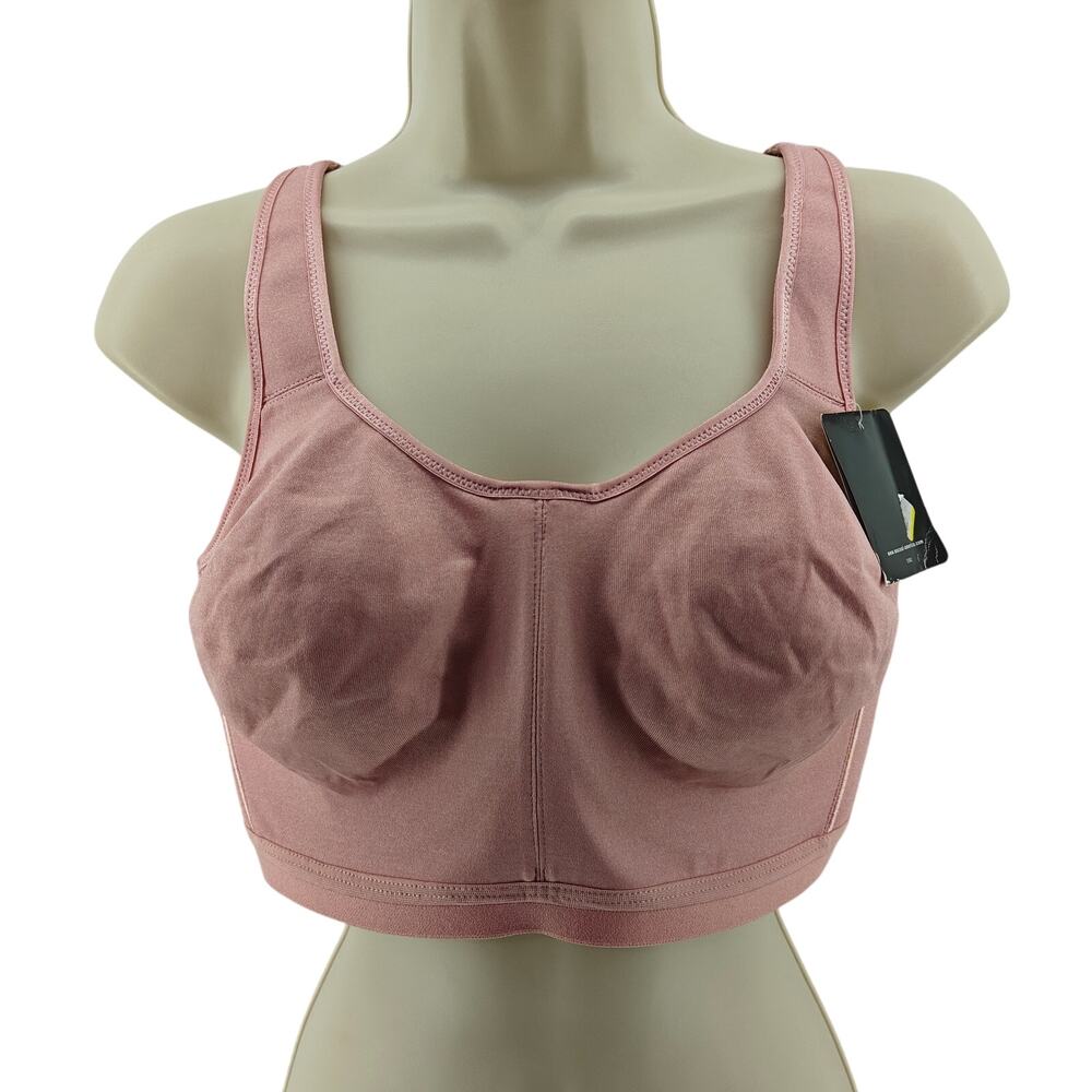 Wacoal Sport Underwire Sports Bra 34DDD Pink Mesh Solid 855229